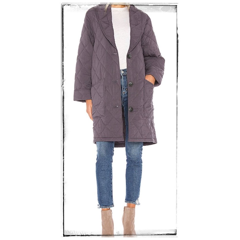 FREE PEOPLE Happy Day Dreamer Quilted Jacket Coat NEW!!! - Picture 3 of 12